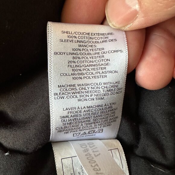 Express Jacket Womens Extra Small Full Zip Notch Green Cotton Fleece Lined - Picture 13 of 13